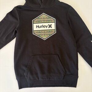 Hurley Large Youth Hoodie Black Sweatshirt